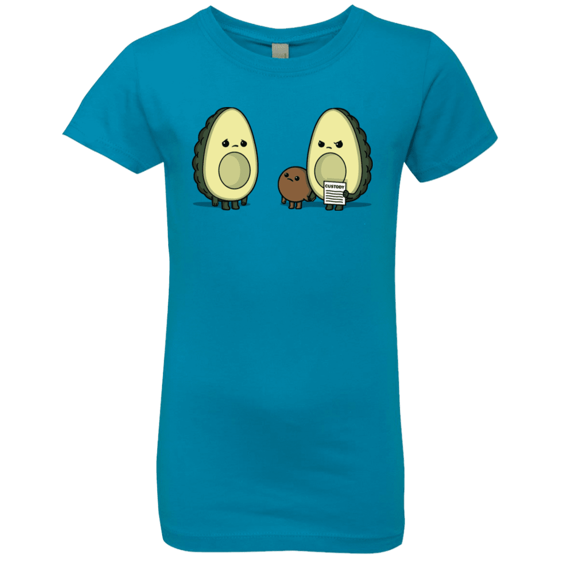 T-Shirts Turquoise / YXS Bone Custody Girls Premium T-Shirt