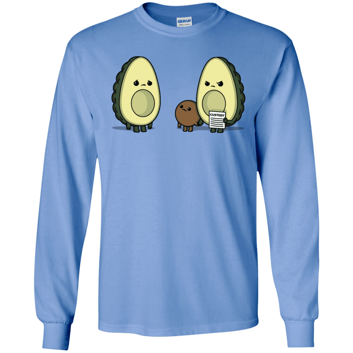 T-Shirts Carolina Blue / S Bone Custody Men's Long Sleeve T-Shirt