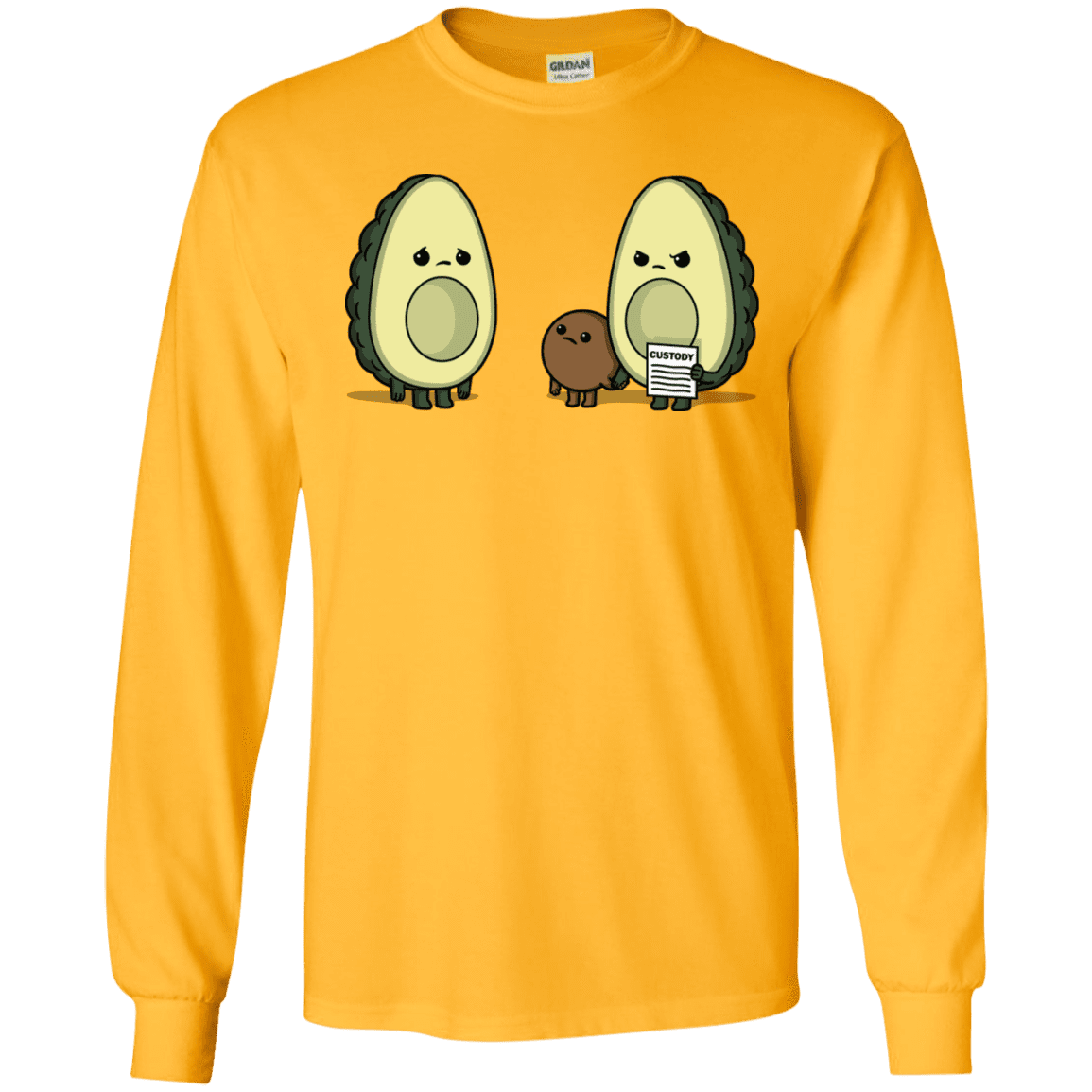 T-Shirts Gold / S Bone Custody Men's Long Sleeve T-Shirt