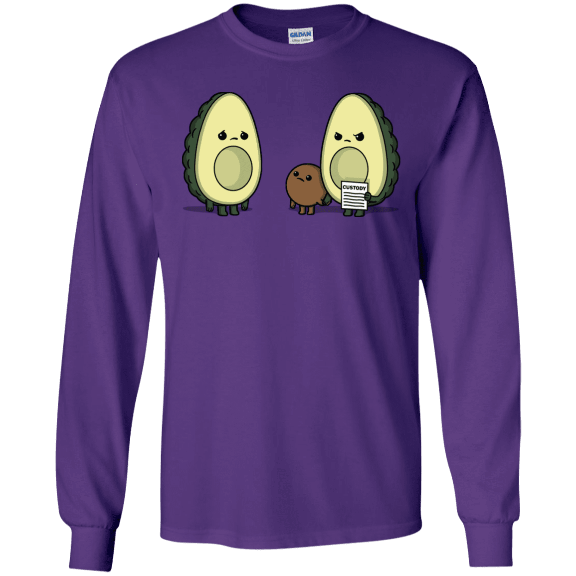 T-Shirts Purple / S Bone Custody Men's Long Sleeve T-Shirt