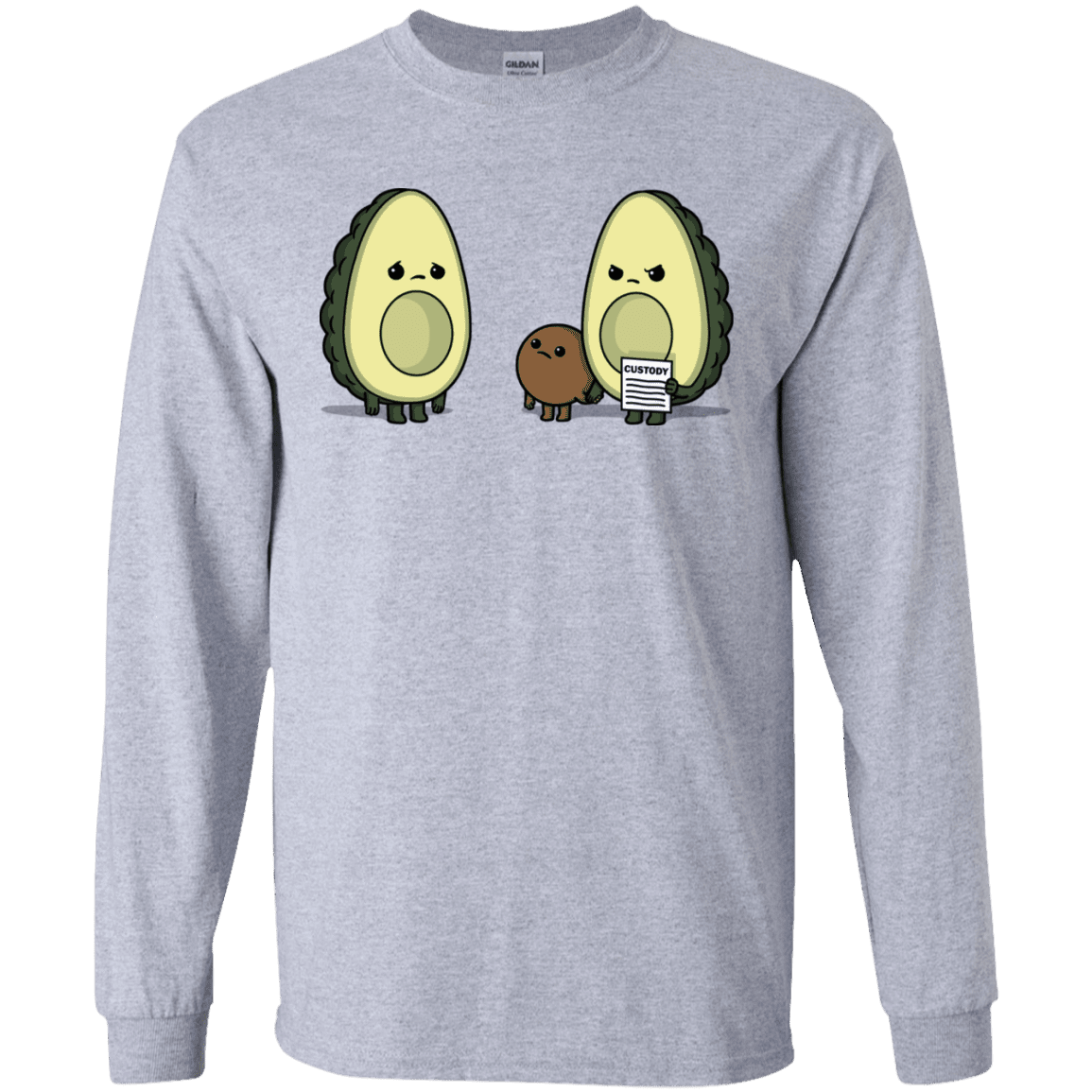 T-Shirts Sport Grey / S Bone Custody Men's Long Sleeve T-Shirt