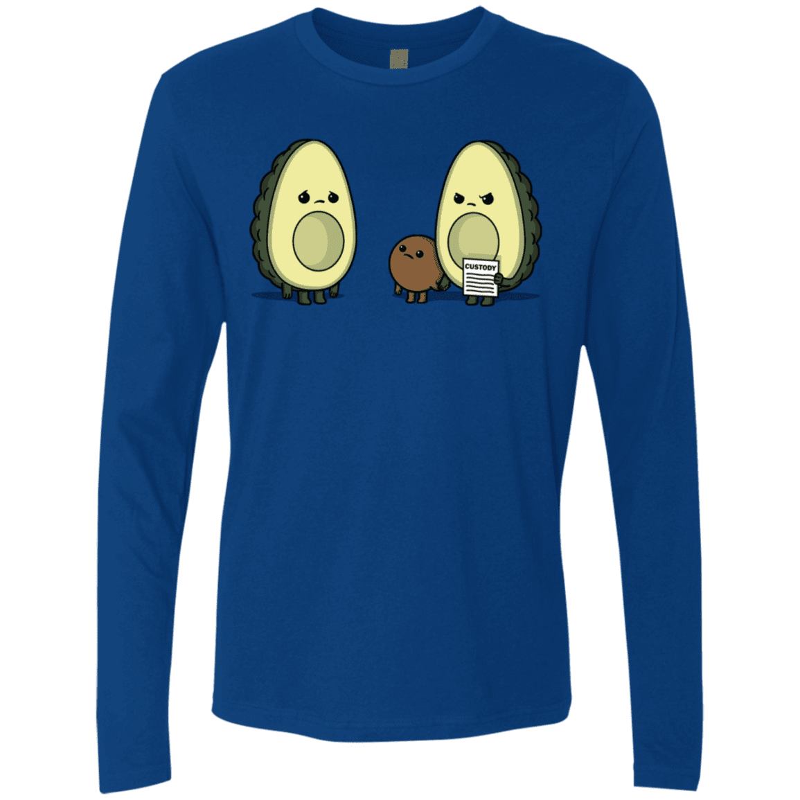 T-Shirts Royal / S Bone Custody Men's Premium Long Sleeve