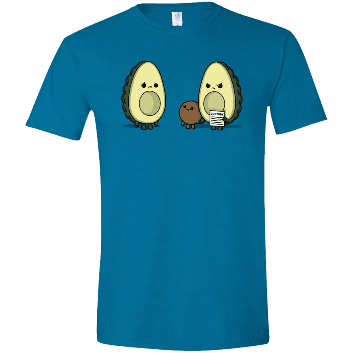 T-Shirts Antique Sapphire / S Bone Custody Men's Semi-Fitted Softstyle