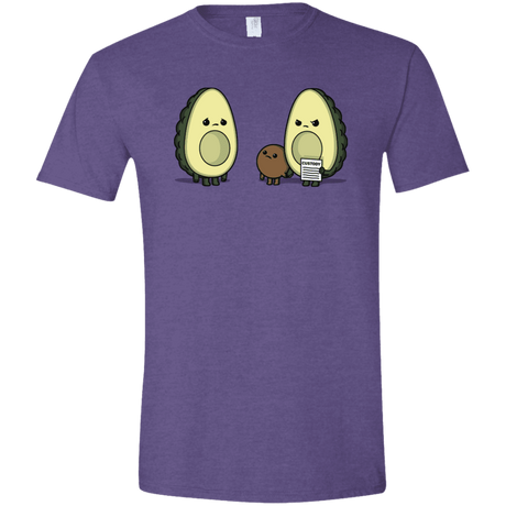 T-Shirts Heather Purple / S Bone Custody Men's Semi-Fitted Softstyle