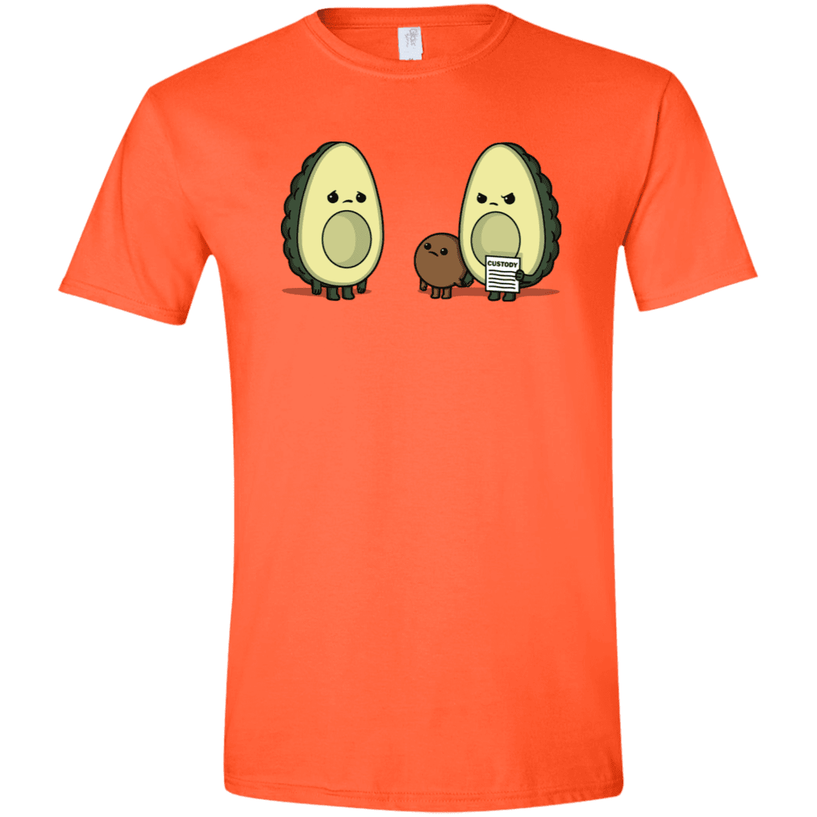 T-Shirts Orange / S Bone Custody Men's Semi-Fitted Softstyle