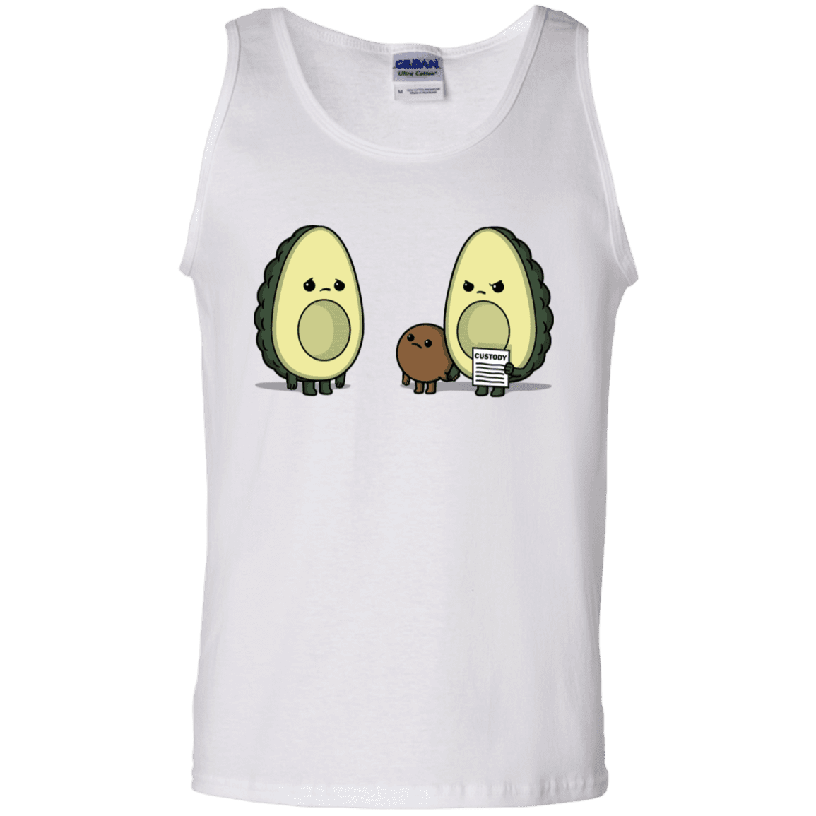 T-Shirts White / S Bone Custody Men's Tank Top