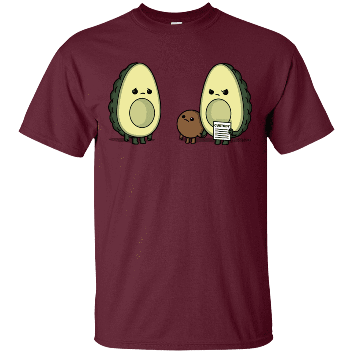 T-Shirts Maroon / S Bone Custody T-Shirt