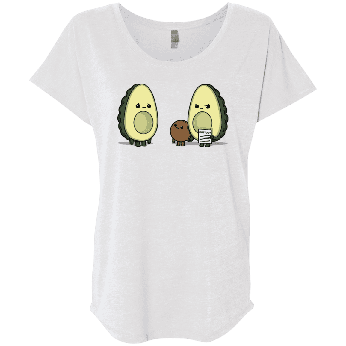 T-Shirts Heather White / X-Small Bone Custody Triblend Dolman Sleeve