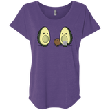 T-Shirts Purple Rush / X-Small Bone Custody Triblend Dolman Sleeve