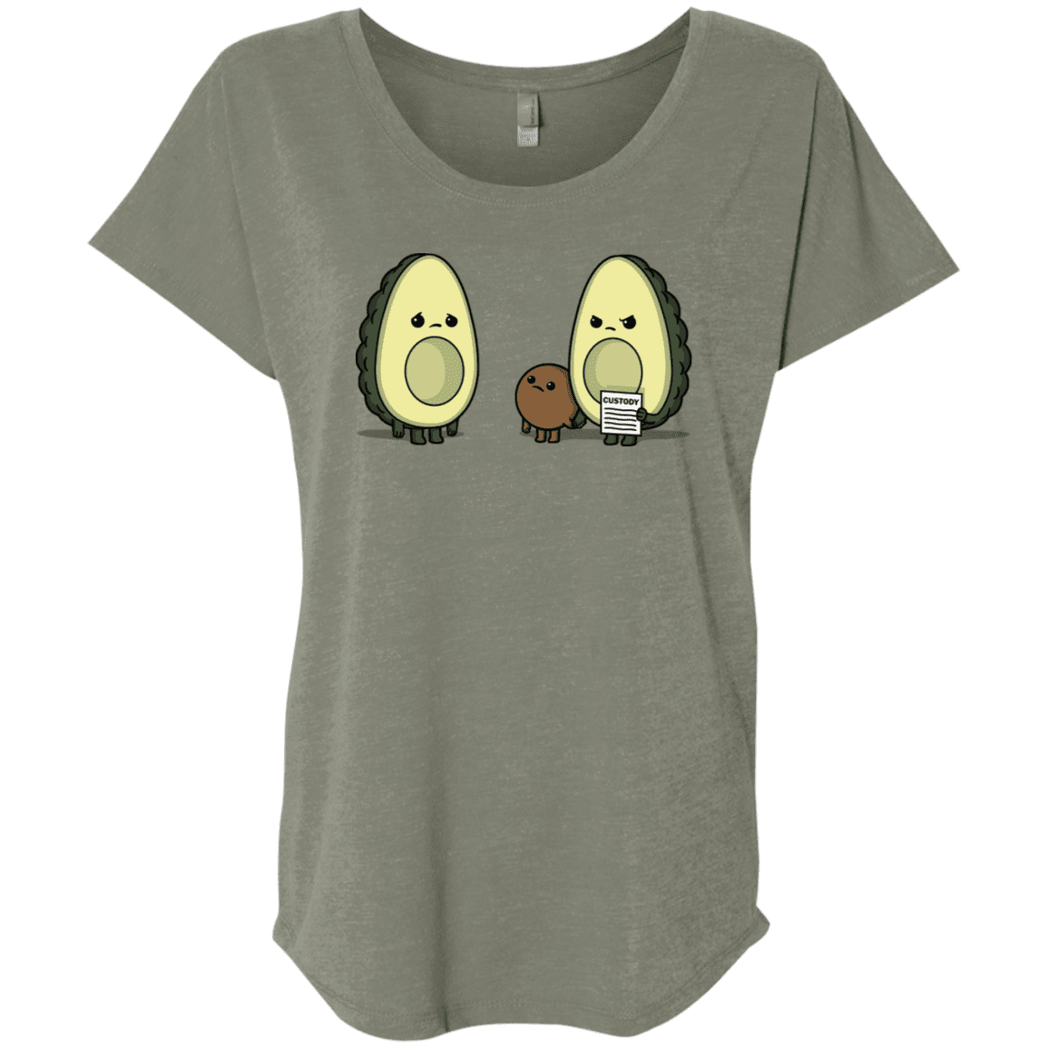 T-Shirts Venetian Grey / X-Small Bone Custody Triblend Dolman Sleeve