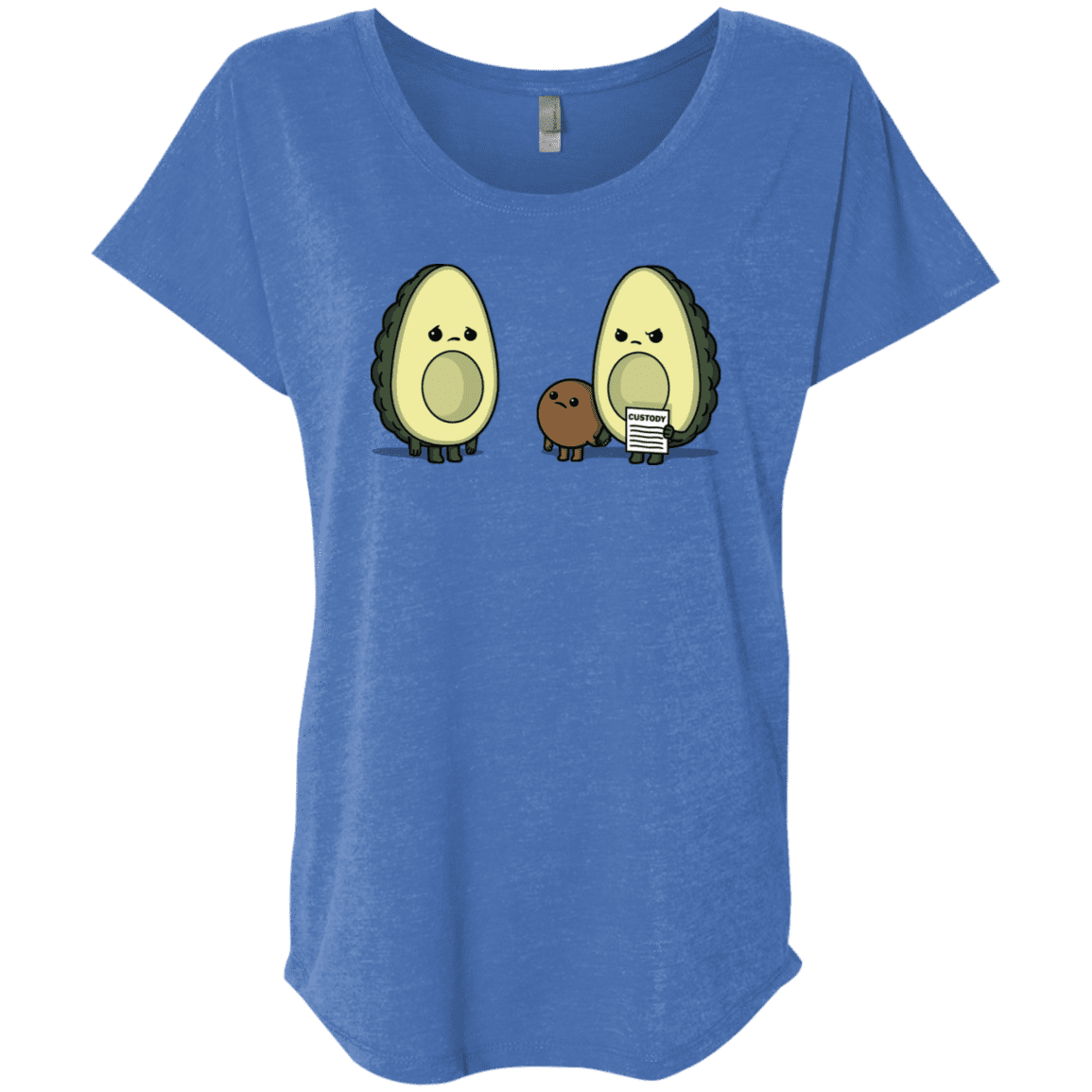 T-Shirts Vintage Royal / X-Small Bone Custody Triblend Dolman Sleeve