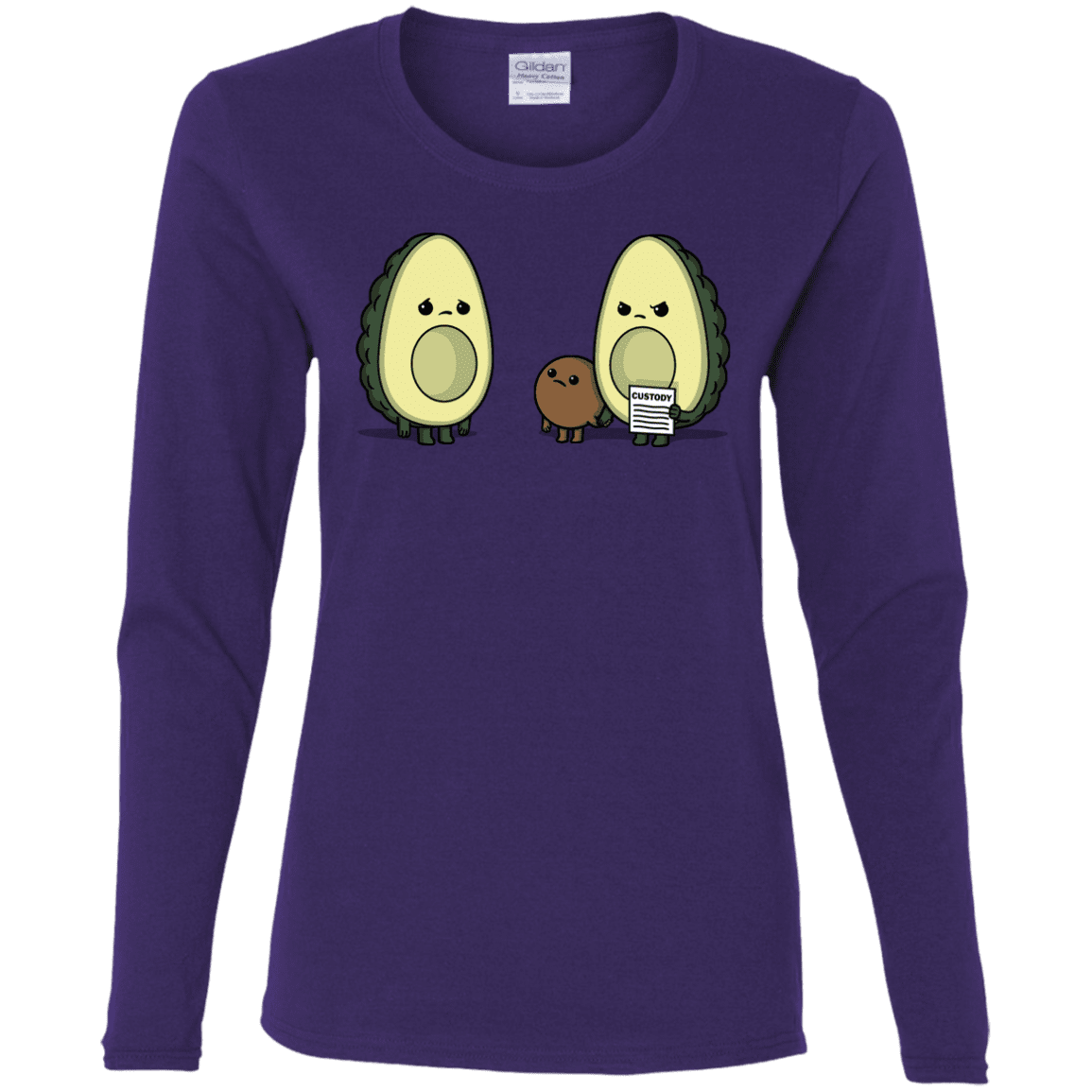 T-Shirts Purple / S Bone Custody Women's Long Sleeve T-Shirt