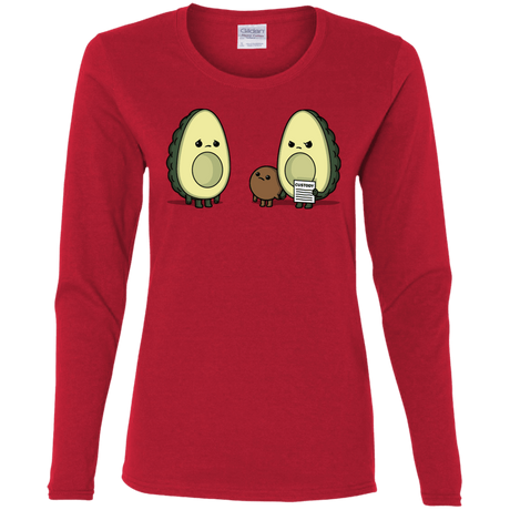 T-Shirts Red / S Bone Custody Women's Long Sleeve T-Shirt