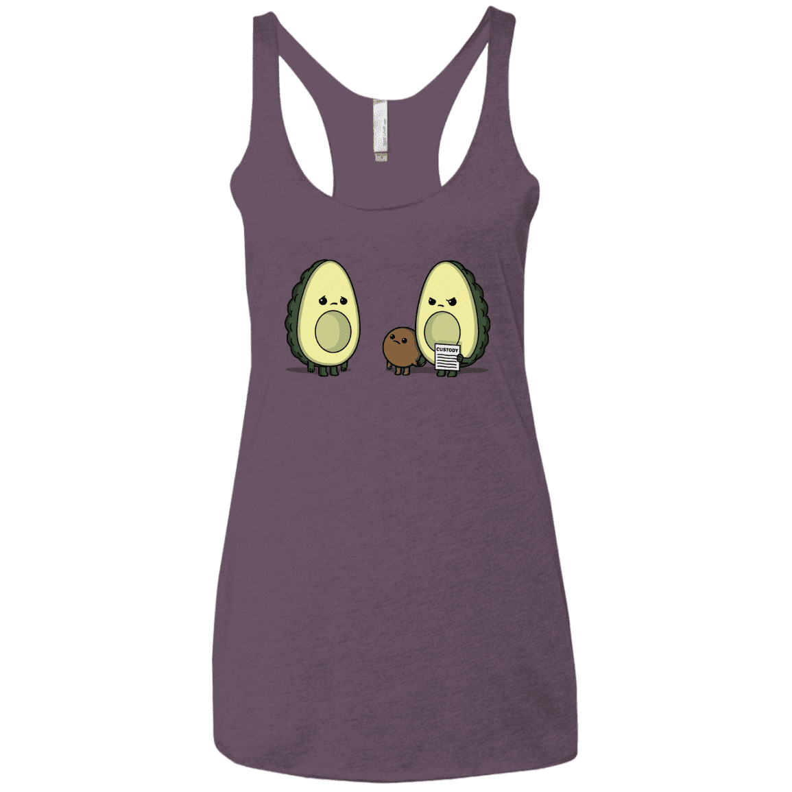 T-Shirts Vintage Purple / X-Small Bone Custody Women's Triblend Racerback Tank