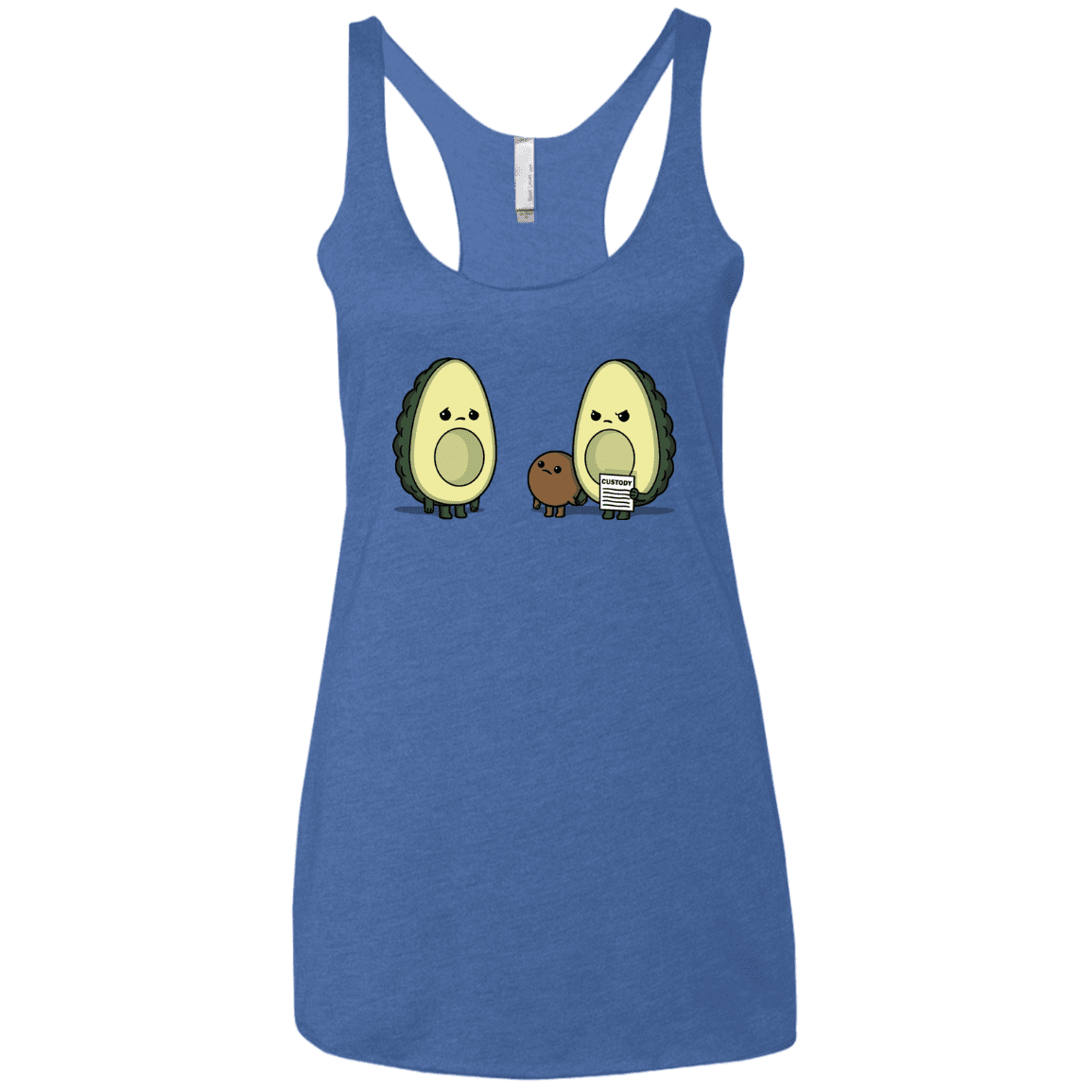 T-Shirts Vintage Royal / X-Small Bone Custody Women's Triblend Racerback Tank