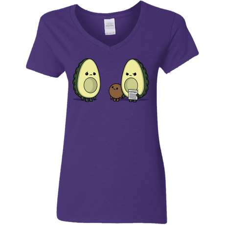 T-Shirts Purple / S Bone Custody Women's V-Neck T-Shirt