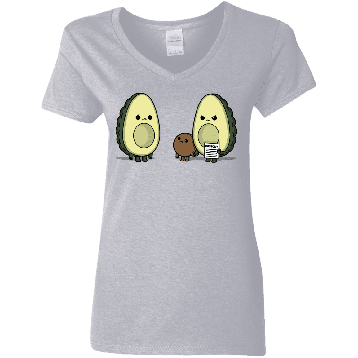 T-Shirts Sport Grey / S Bone Custody Women's V-Neck T-Shirt