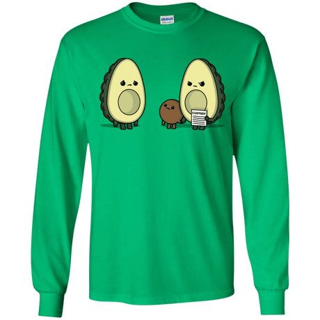 T-Shirts Irish Green / YS Bone Custody Youth Long Sleeve T-Shirt