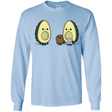 T-Shirts Light Blue / YS Bone Custody Youth Long Sleeve T-Shirt