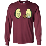T-Shirts Maroon / YS Bone Custody Youth Long Sleeve T-Shirt