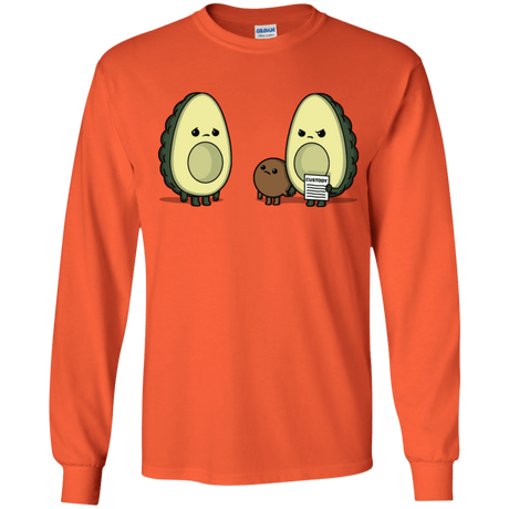 T-Shirts Orange / YS Bone Custody Youth Long Sleeve T-Shirt