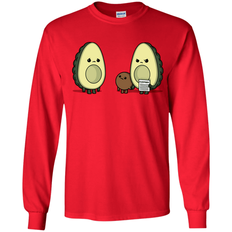 T-Shirts Red / YS Bone Custody Youth Long Sleeve T-Shirt