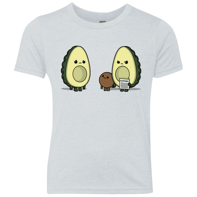 T-Shirts Heather White / YXS Bone Custody Youth Triblend T-Shirt