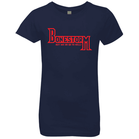 T-Shirts Midnight Navy / YXS BONESTORM Girls Premium T-Shirt