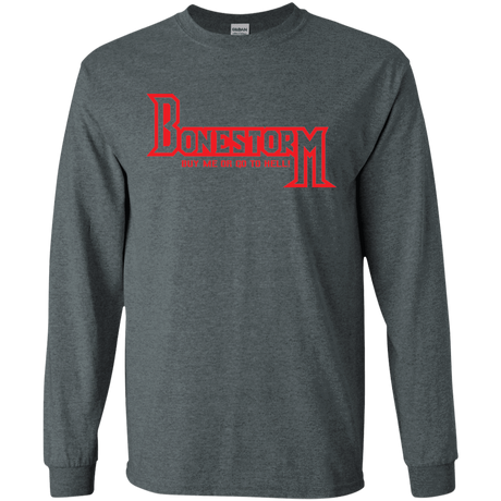 T-Shirts Dark Heather / S BONESTORM Men's Long Sleeve T-Shirt