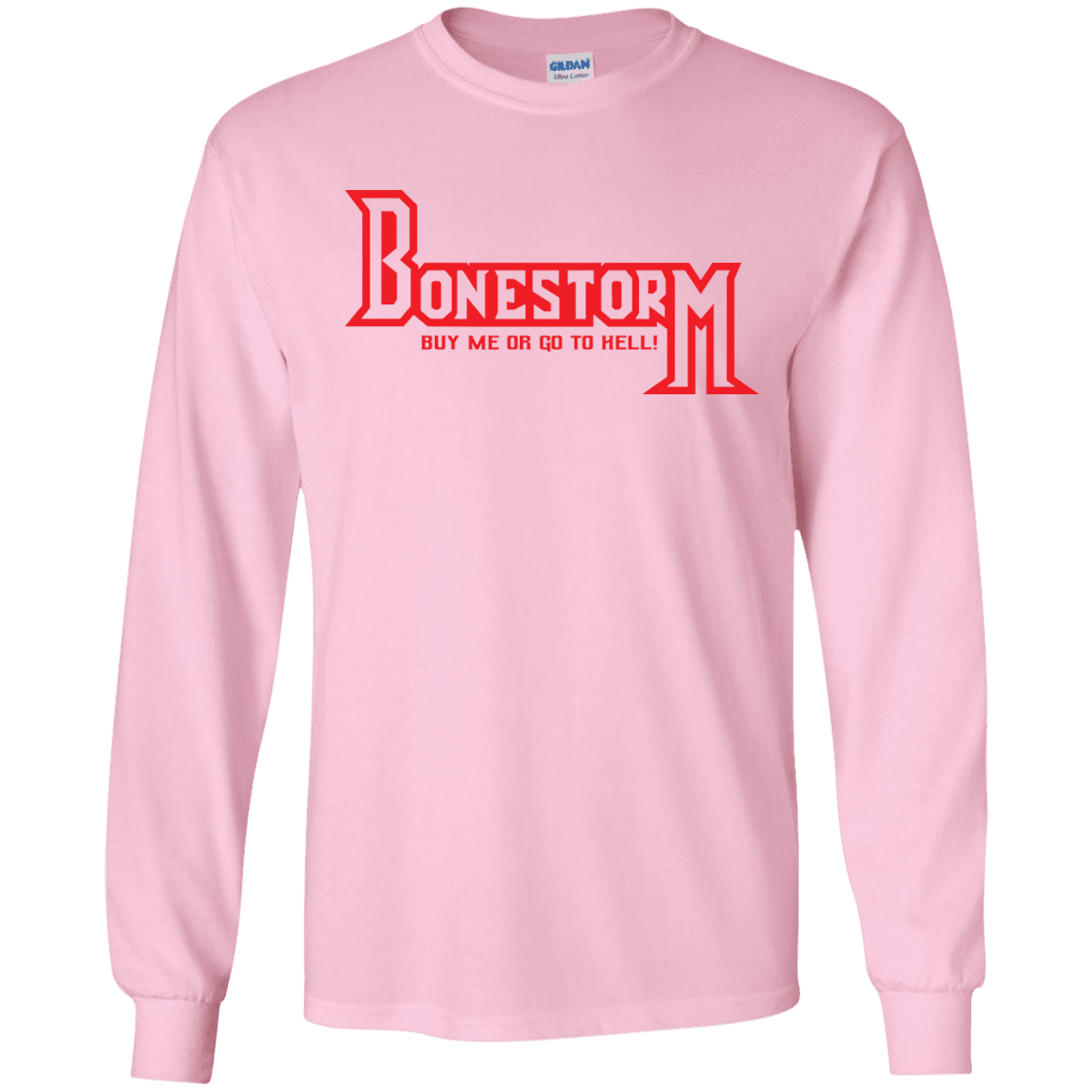 T-Shirts Light Pink / S BONESTORM Men's Long Sleeve T-Shirt