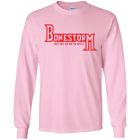 T-Shirts Light Pink / S BONESTORM Men's Long Sleeve T-Shirt