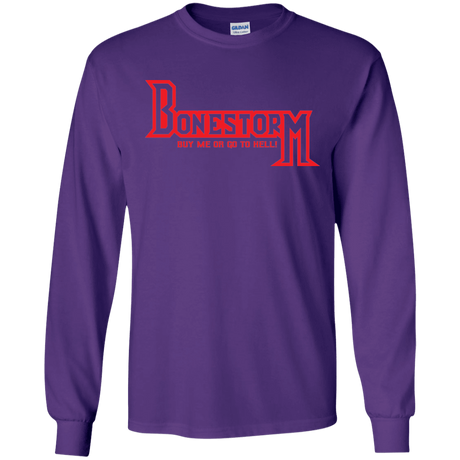 T-Shirts Purple / S BONESTORM Men's Long Sleeve T-Shirt