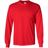 T-Shirts Red / S BONESTORM Men's Long Sleeve T-Shirt