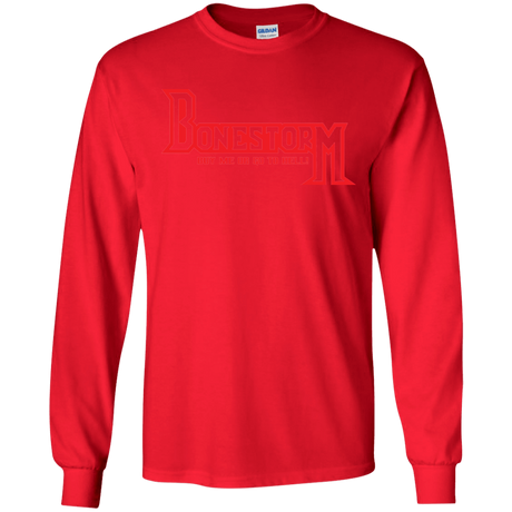 T-Shirts Red / S BONESTORM Men's Long Sleeve T-Shirt