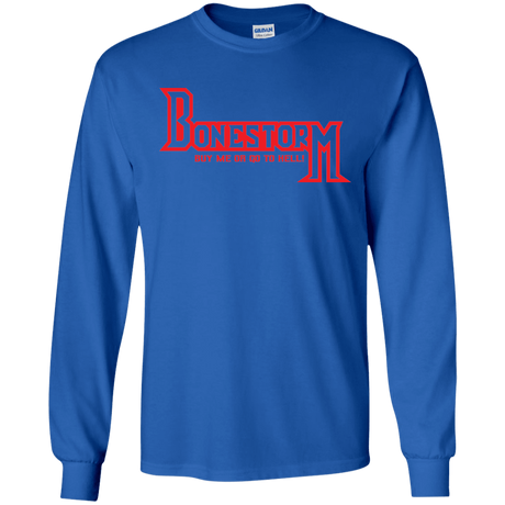 T-Shirts Royal / S BONESTORM Men's Long Sleeve T-Shirt