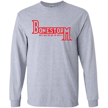 T-Shirts Sport Grey / S BONESTORM Men's Long Sleeve T-Shirt