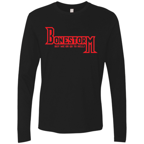 T-Shirts Black / S BONESTORM Men's Premium Long Sleeve