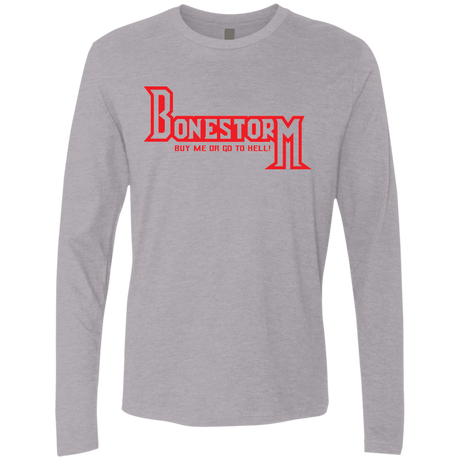 T-Shirts Heather Grey / S BONESTORM Men's Premium Long Sleeve