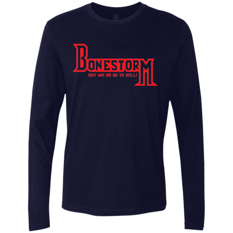 T-Shirts Midnight Navy / S BONESTORM Men's Premium Long Sleeve
