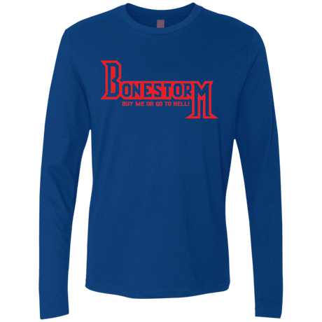 T-Shirts Royal / S BONESTORM Men's Premium Long Sleeve