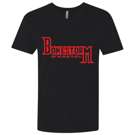 T-Shirts Black / X-Small BONESTORM Men's Premium V-Neck