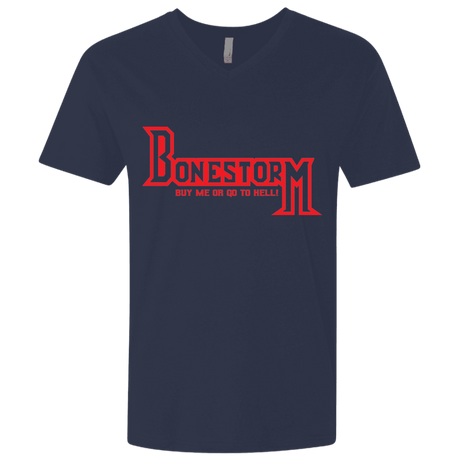 T-Shirts Midnight Navy / X-Small BONESTORM Men's Premium V-Neck