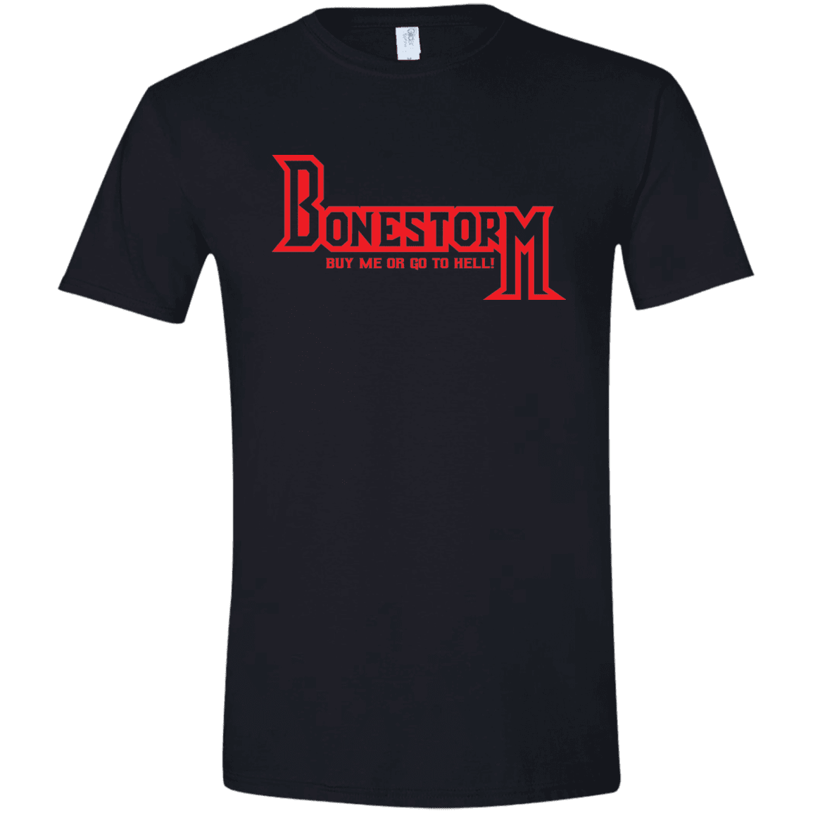 T-Shirts Black / X-Small BONESTORM Men's Semi-Fitted Softstyle