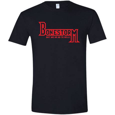 T-Shirts Black / X-Small BONESTORM Men's Semi-Fitted Softstyle