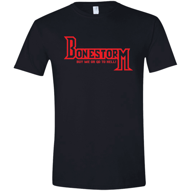T-Shirts Black / X-Small BONESTORM Men's Semi-Fitted Softstyle