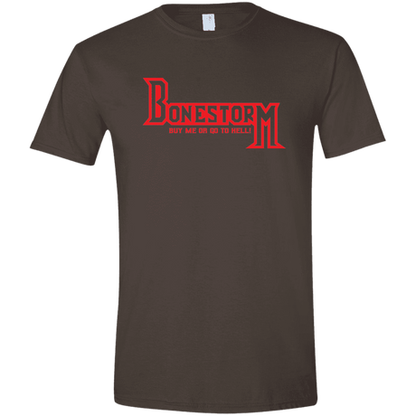 T-Shirts Dark Chocolate / S BONESTORM Men's Semi-Fitted Softstyle