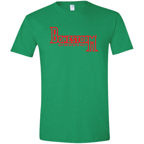 T-Shirts Heather Irish Green / S BONESTORM Men's Semi-Fitted Softstyle