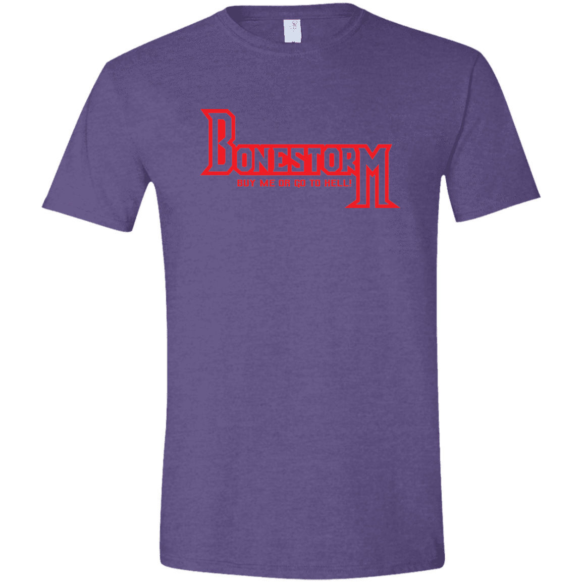T-Shirts Heather Purple / S BONESTORM Men's Semi-Fitted Softstyle