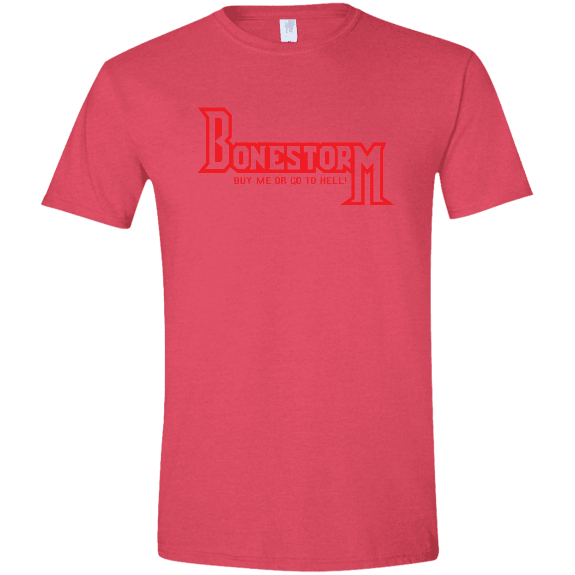 T-Shirts Heather Red / S BONESTORM Men's Semi-Fitted Softstyle