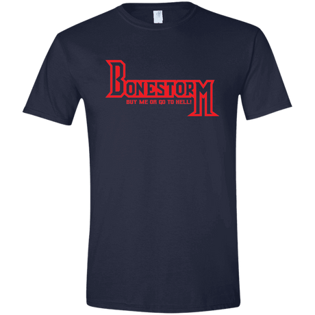 T-Shirts Navy / X-Small BONESTORM Men's Semi-Fitted Softstyle